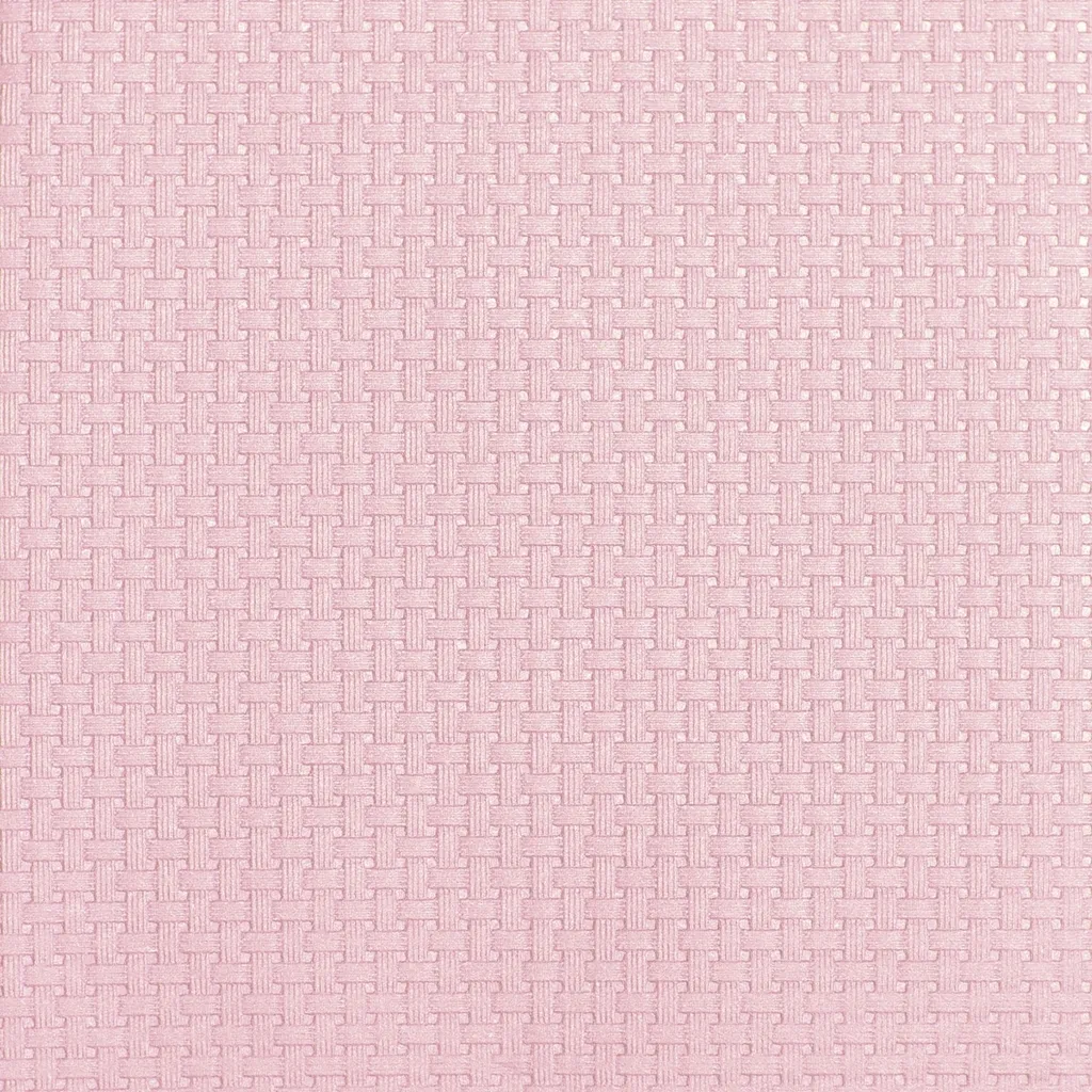 Lot de 12 serviettes en papier rose 33x33 cm effet lin gaufré Stewo