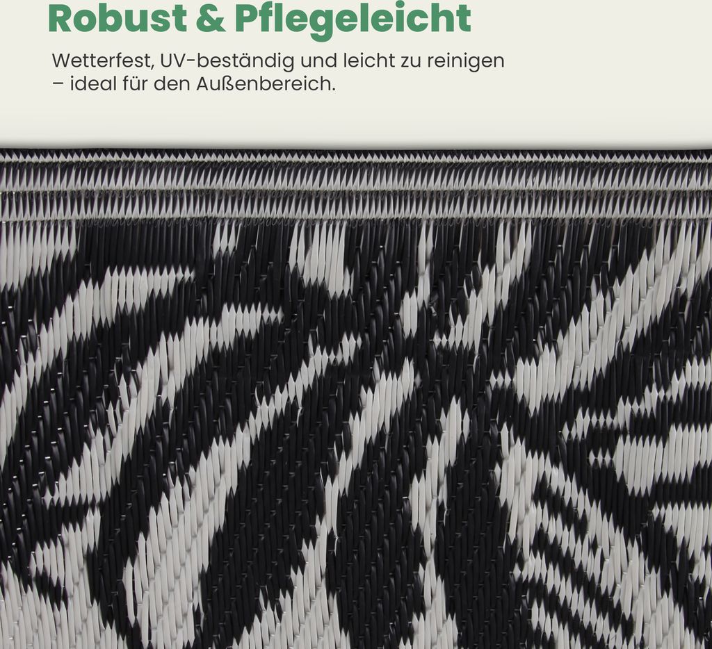 Outdoorteppich Farn 90x150cm, Outdoor Teppich aus