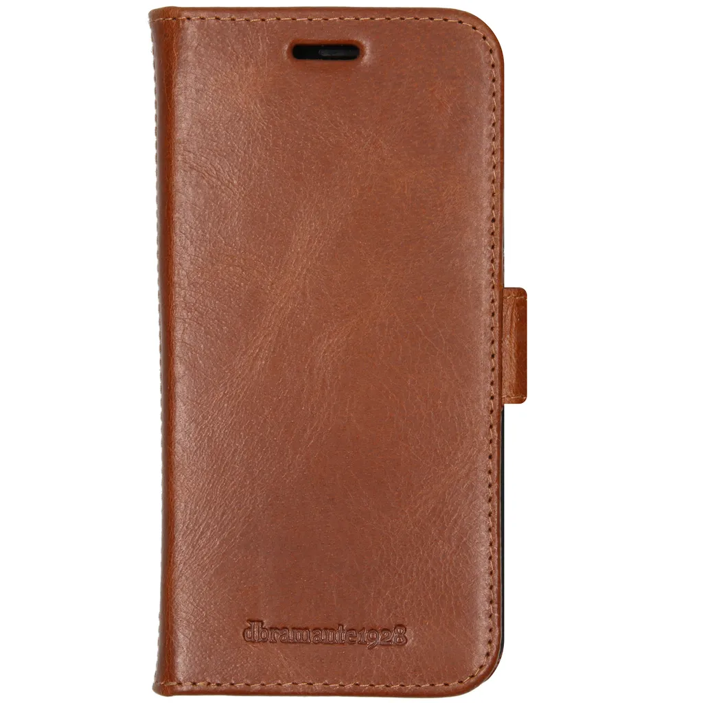 Custodia iPhone X/XS dbramante1928 Libro in Vera Pelle Marrone - Offerta