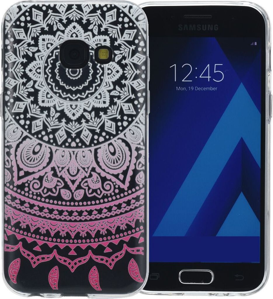 Henna Cover für Samsung Galaxy J3 2016 Case Schutz Hülle Silikon Sonne Weiß