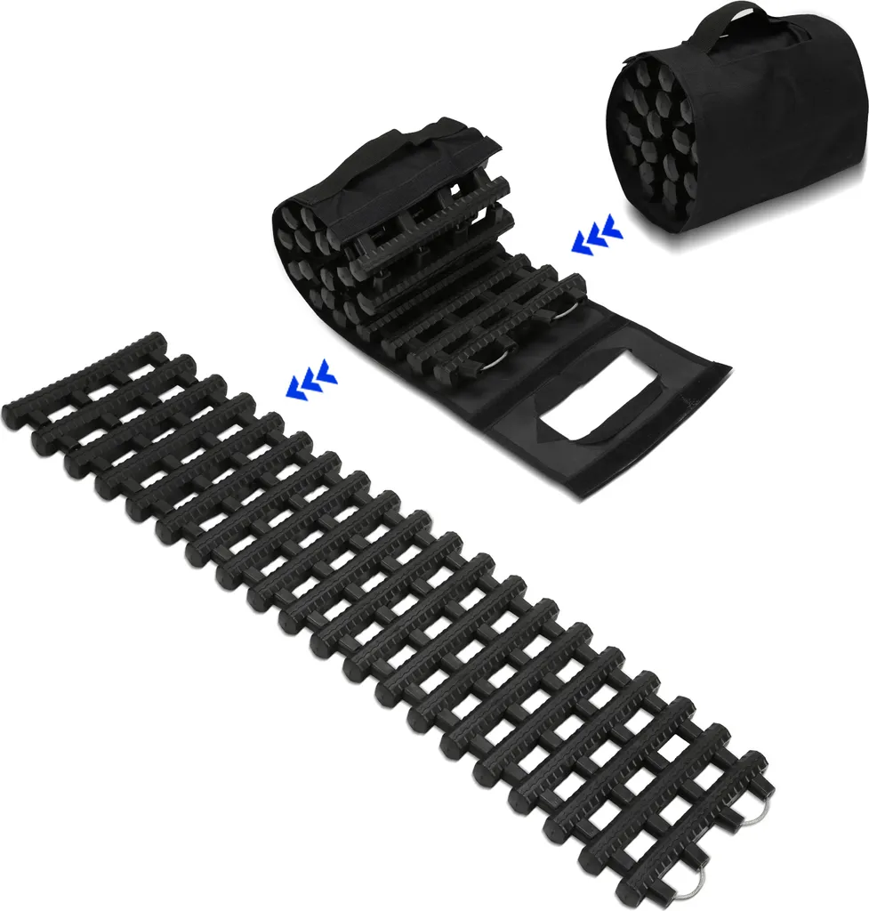 Offerta 2x Piastre Trazione Neve 80cm - Grip Neve Fango Sabbia - 2
