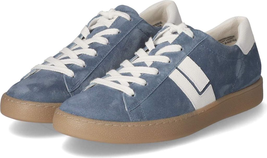 Paul Green 5464 10 Damen Sneaker Blau - Weiss, Blau, Gr. 71/2