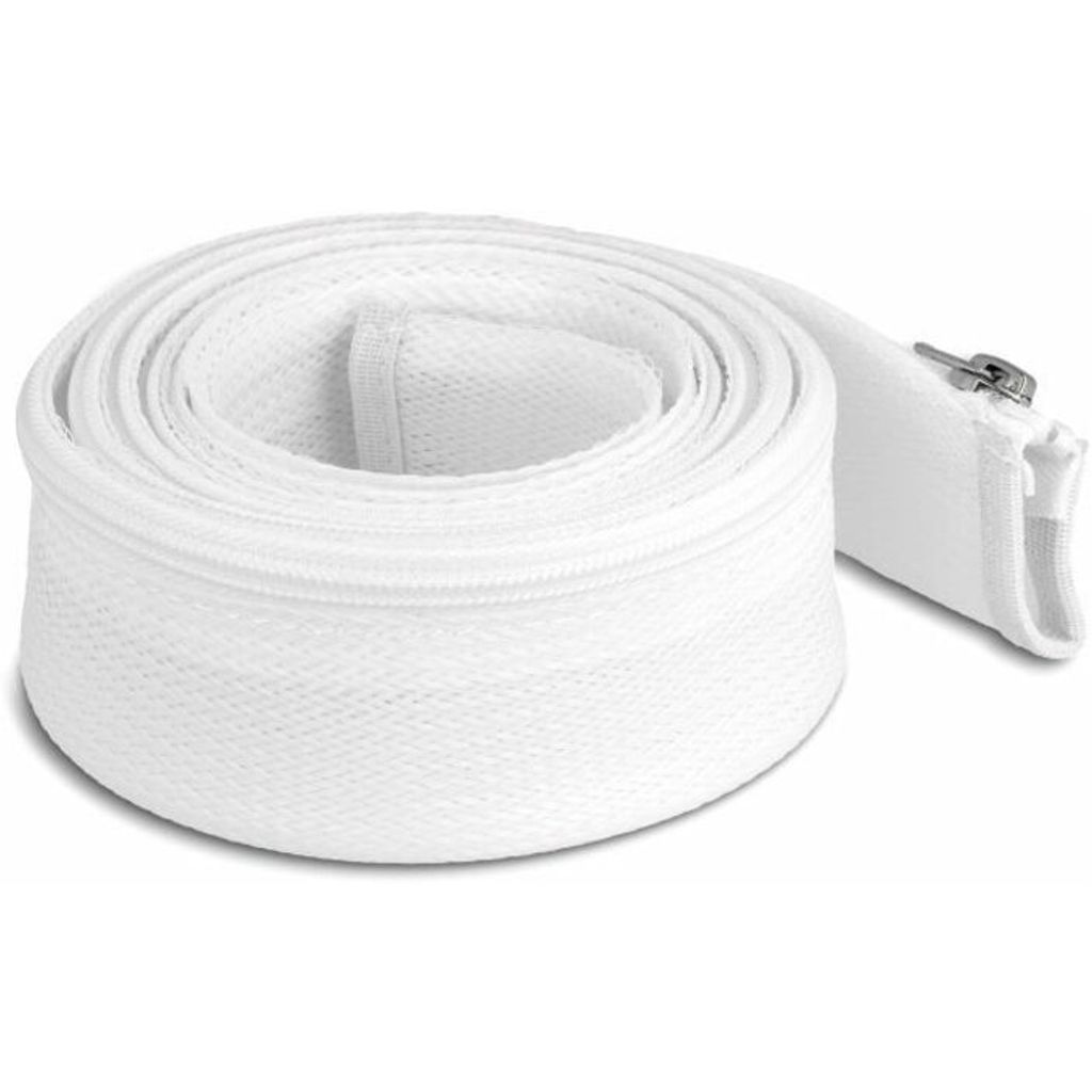 DELOCK Geflechtschlauch mit Reißverschluss 2 m x 50 mm weiß