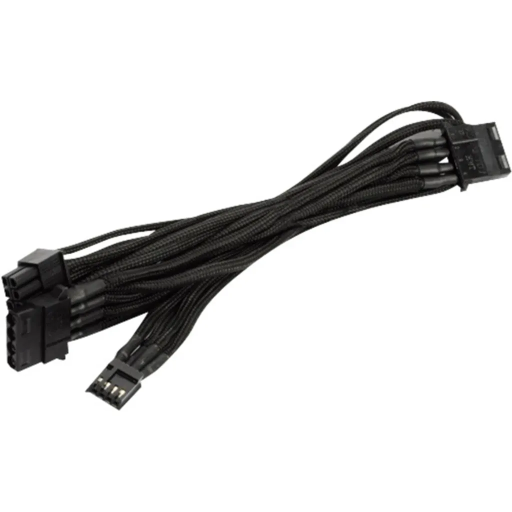 Câble SilverStone SST-PP06B-3PER10F : Finissez-en avec les Câbles Courts