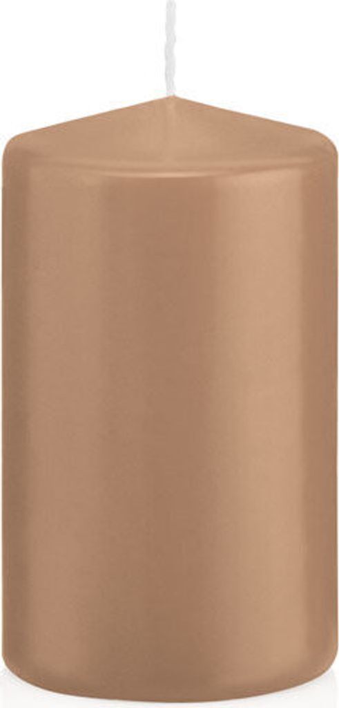 Stumpenkerzen Caramel 100 x Ø 58 mm, 16 Stück