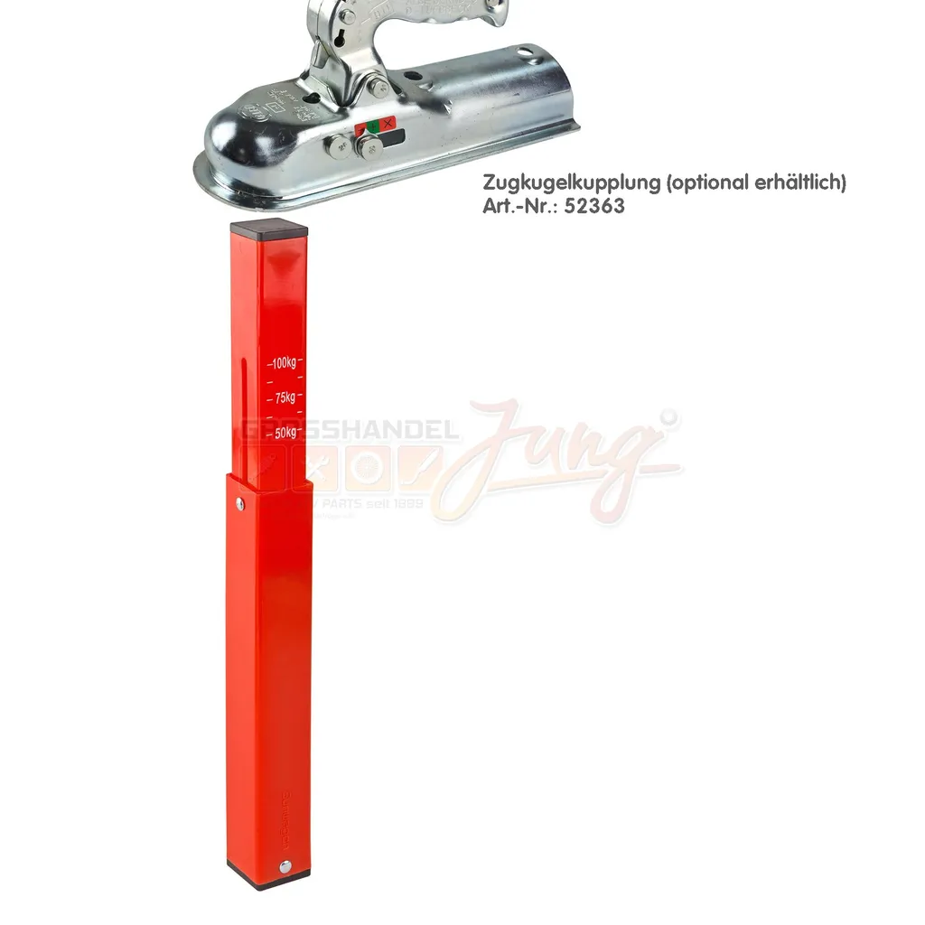 Bilancia Carico Verticale Rimorchio 100kg | Strumento Sicurezza Caravan - 1