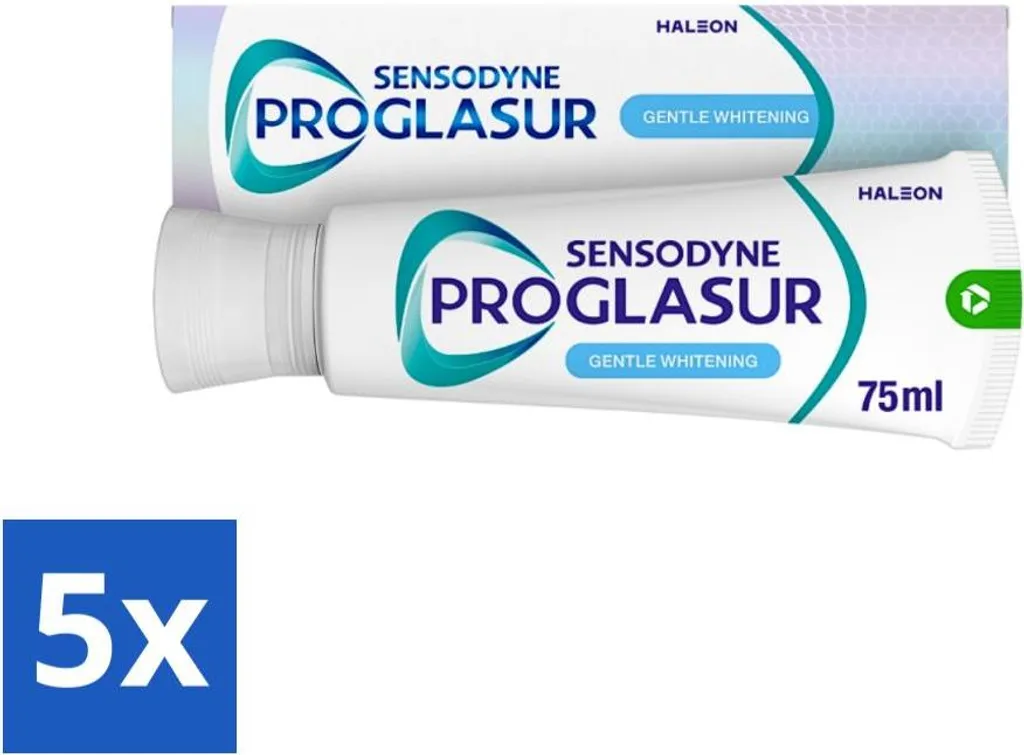 Sensodyne Proglasur Gentle Whitening 5 Pack - Sorriso Splendente e Sano