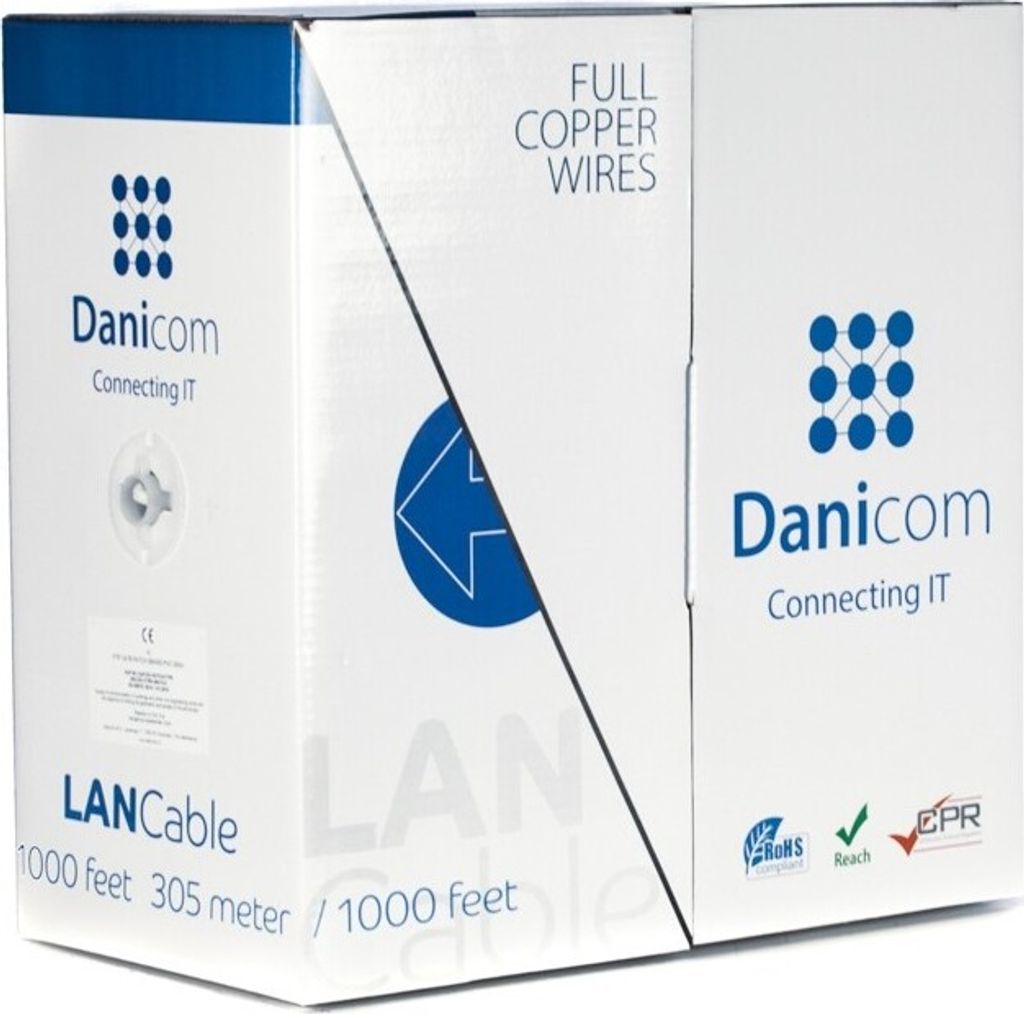 DANICOM CAT5E FTP 305m - flexibel - PVC (Fca)