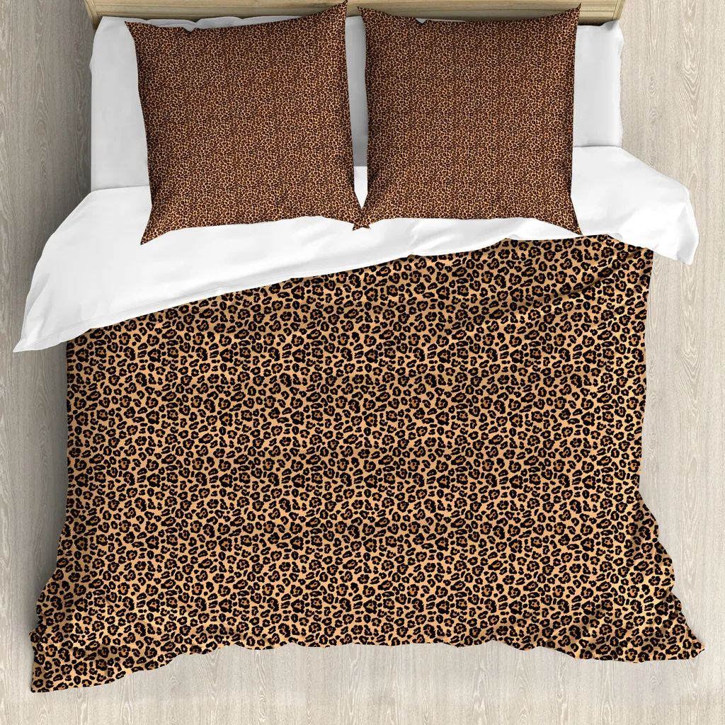 Homewish Copripiumino leopardato con motivo ghepardo africano