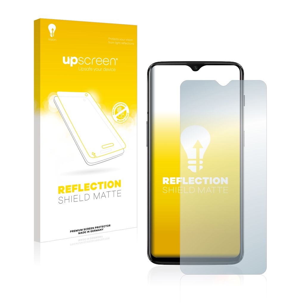 upscreen Schutzfolie für OnePlus 6T / OnePlus 7 Displayschutz Displayschutzfolie Folie Matt Entspiegelungsfolie