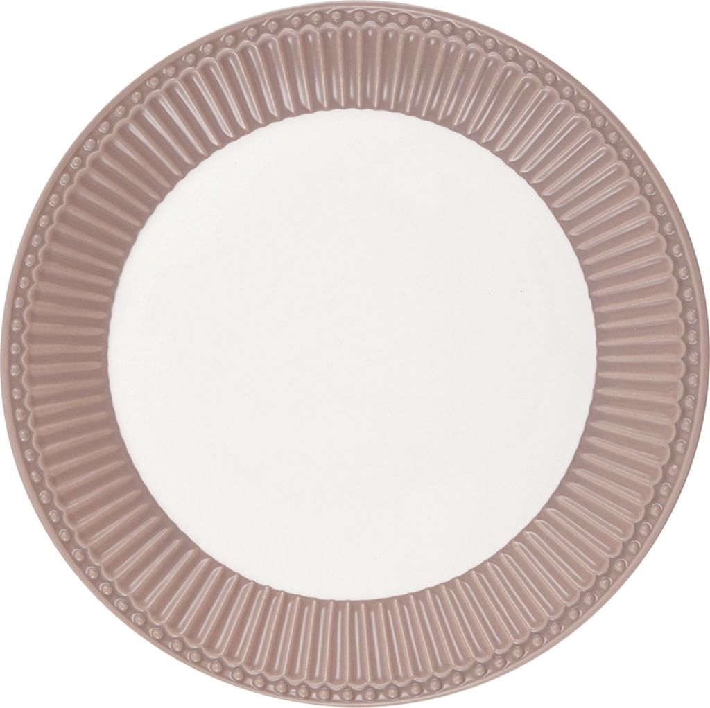 Greengate Alice Frühstücksteller hazelnut brown 23 cm