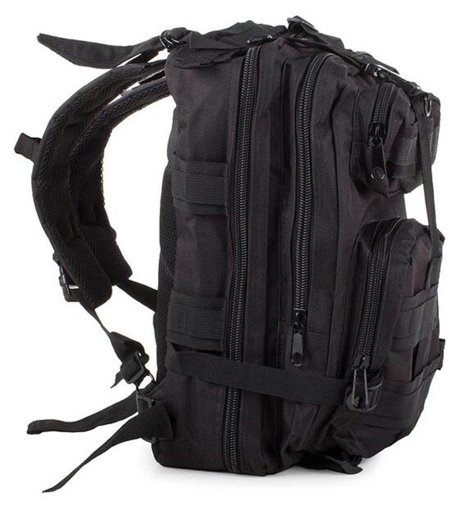 Verk 14359 Militaire rugzak zwart 30 L Productafbeelding 