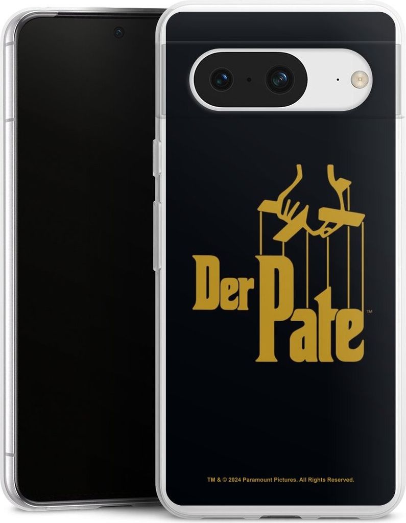 DeinDesign Slim Hülle für Google Pixel 8 Silikon Case Ultra Dünn Handyhülle Logo Offizielles Lizenzprodukt Der Pate