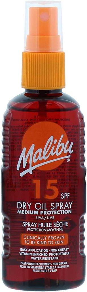 Malibu Dry Oil Spray SPF15 Bronzing Sonnenschutzöl 100ml