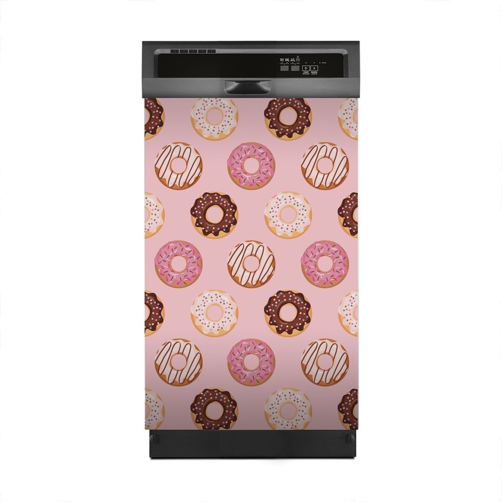 Aufkleber sticker 45x70 cm Dekorative folie Spülmaschine - glasierte Donuts