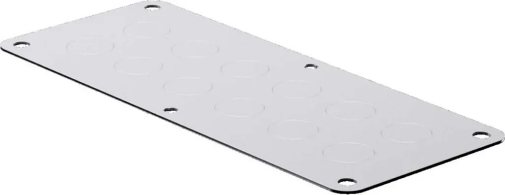 Plaque Passe-câbles Métrique Rittal avec Pré-perçage pour Coffret AE