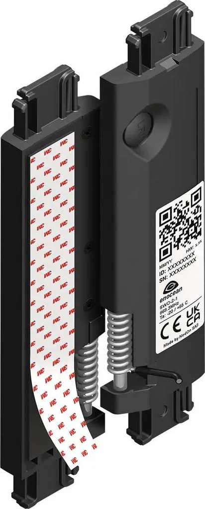 NODON Détecteur invisible EnOcean sans pile étanchéité IPX3 Noir