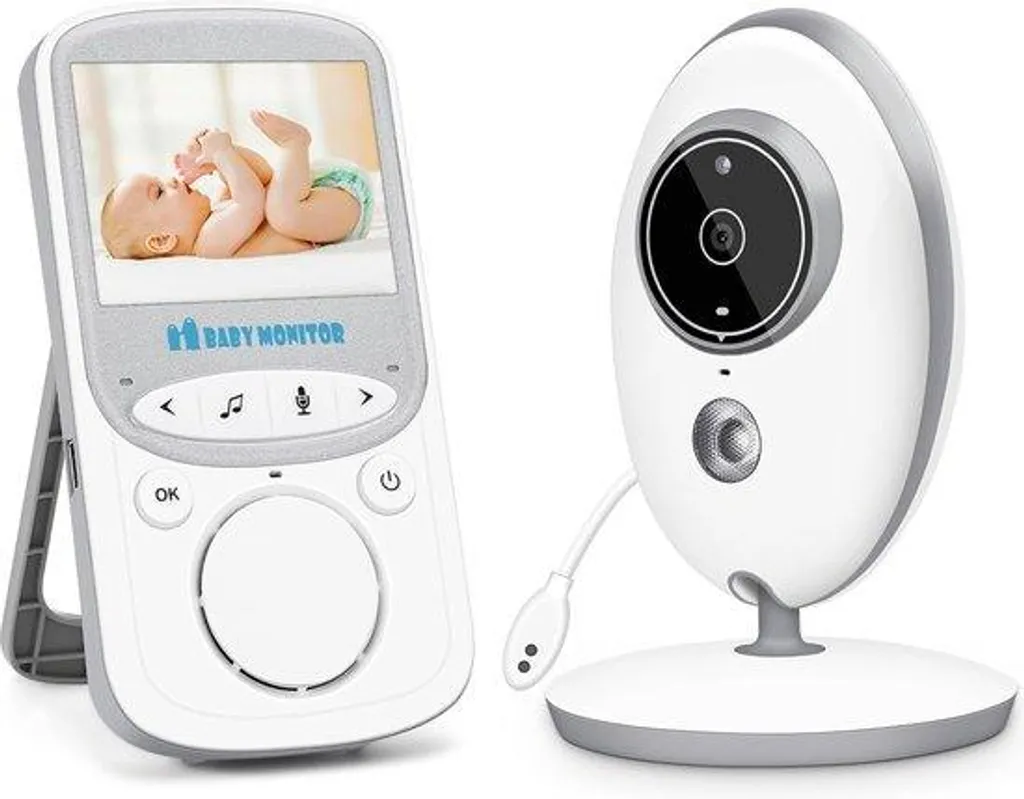 Caméra bébé audio bidirectionnelle avec berceuses et mode nuit