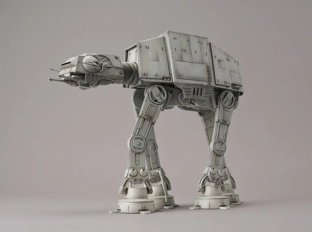 AT-AT Star Wars Revell Bandai 1:144 avec Articulations et Détails Pro