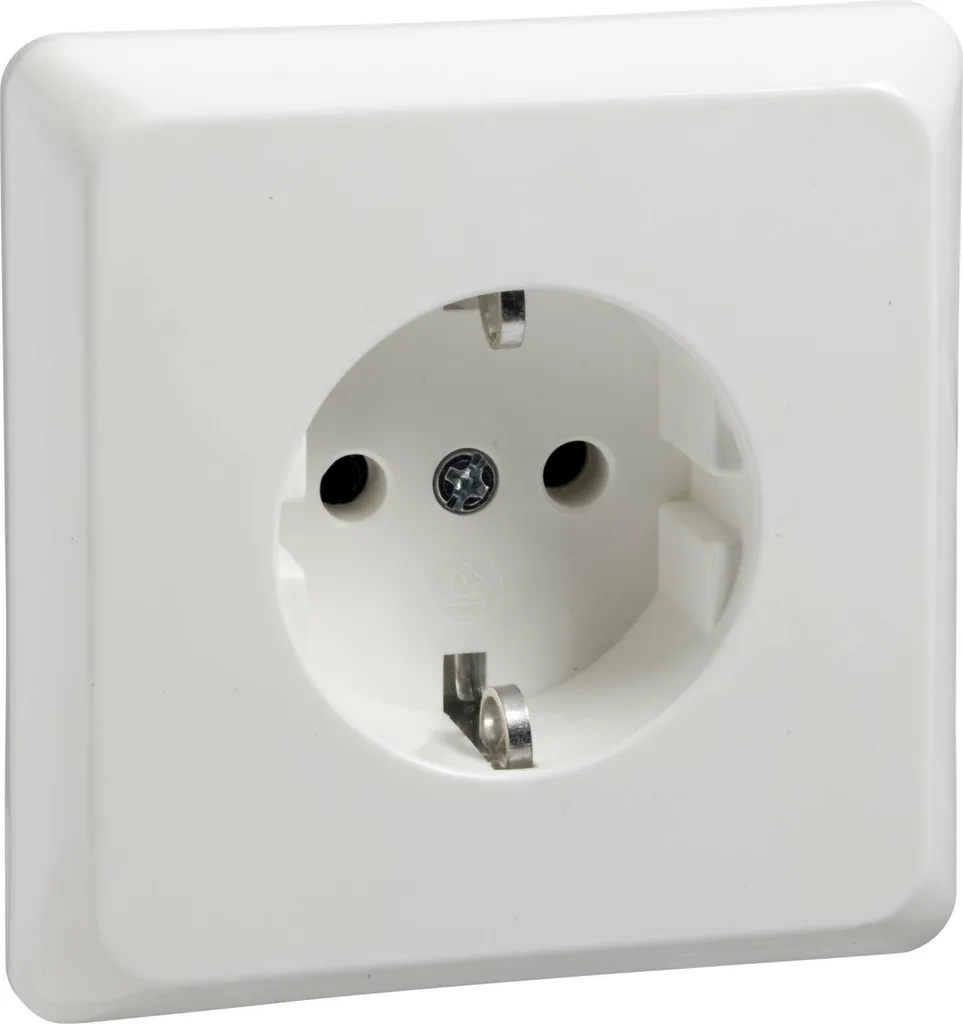 Prise électrique encastrable Elso UP20 pour goulottes et supports