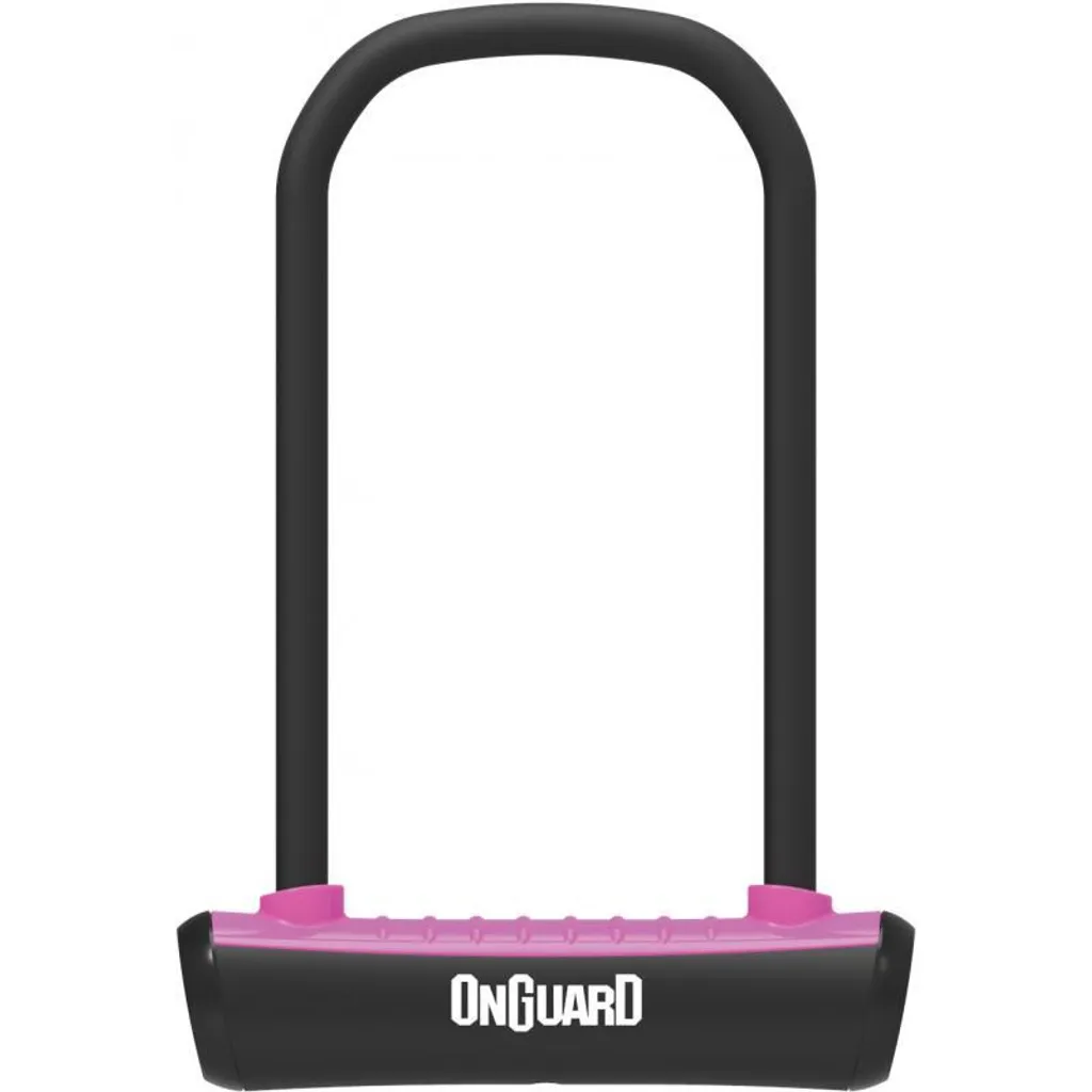 Antivol U ONGUARD 8153PN Neon Pink 115x230mm pour Vélo et Trottinette