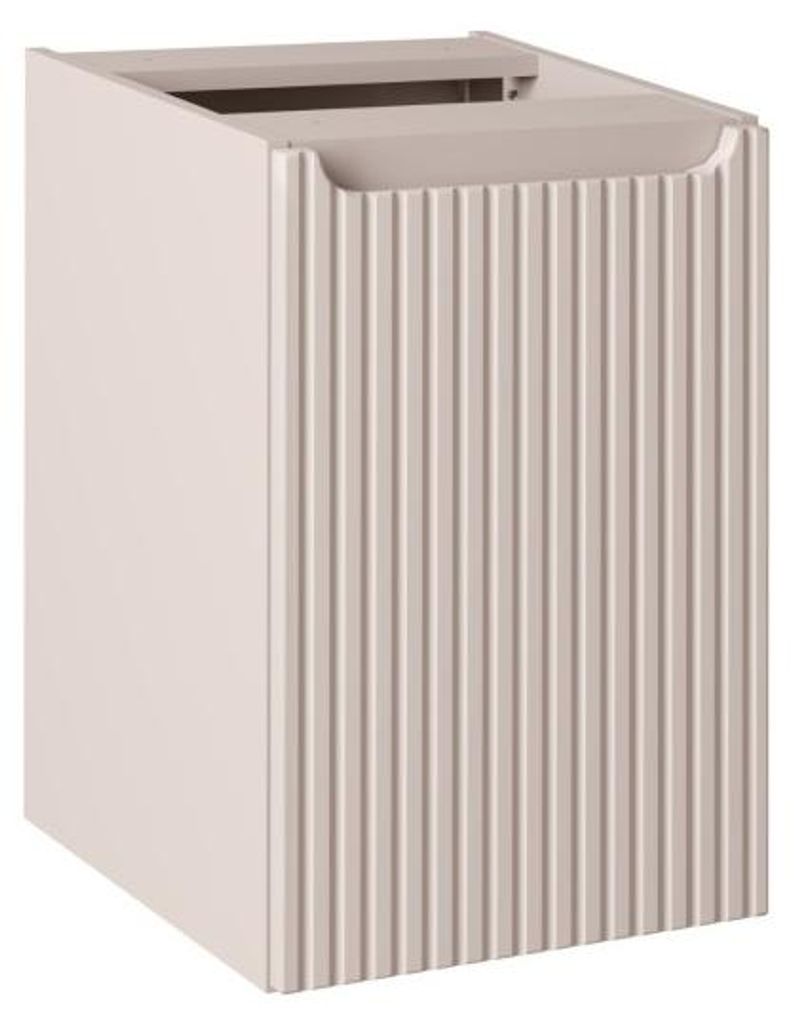 Möbelstück VANO mit Wäschekorb – Kongo-Braun – L40 × B39 × H57 cm – Badezimmer