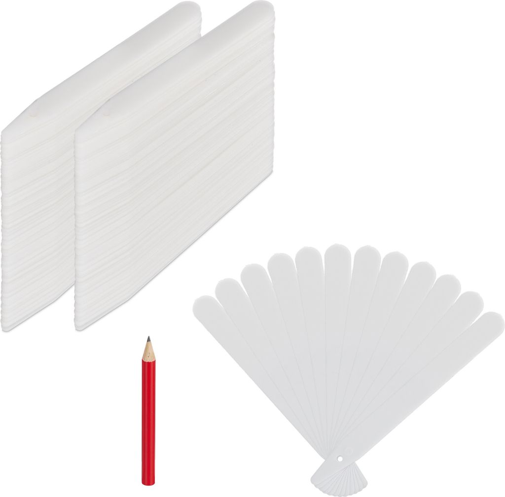 Relaxdays Set da 300 etichette da infilare, per Immagine del prodotto 