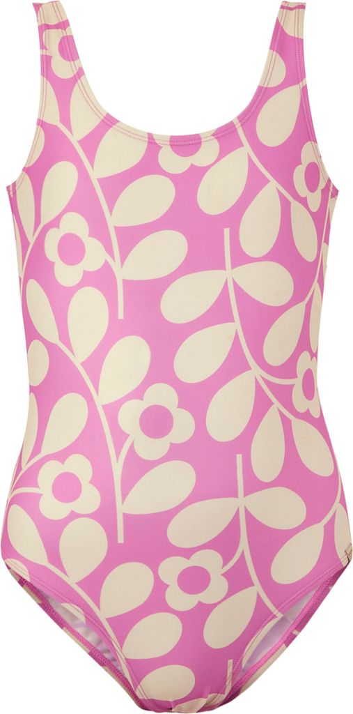 Regatta - "Orla Kiely" Badeanzug für Mädchen RG11428 (104) (Flieder/Cremefarbe)