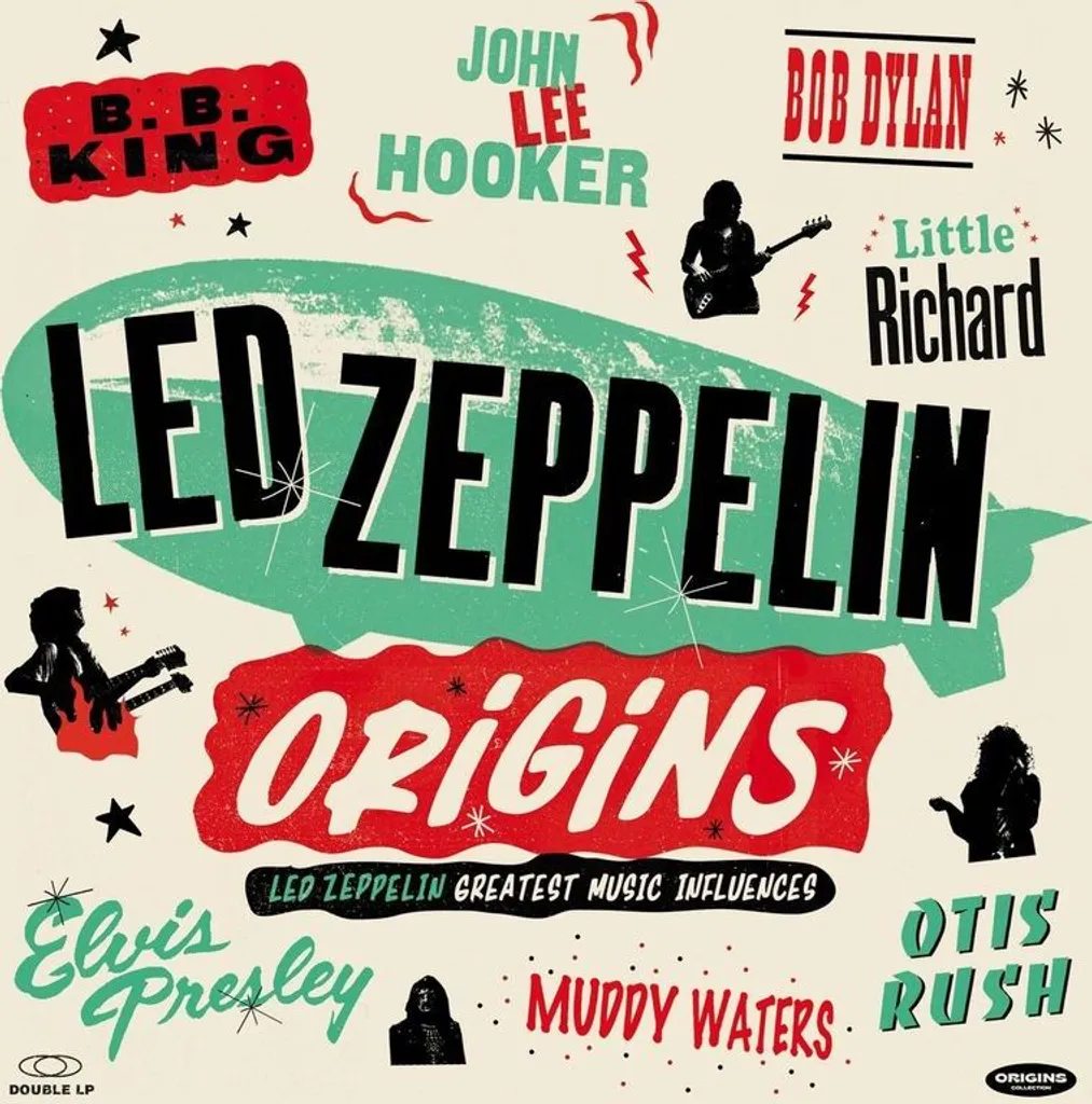 Disque Microsillon Led Zeppelin Origins Remastered Album Vinyle LP Noir