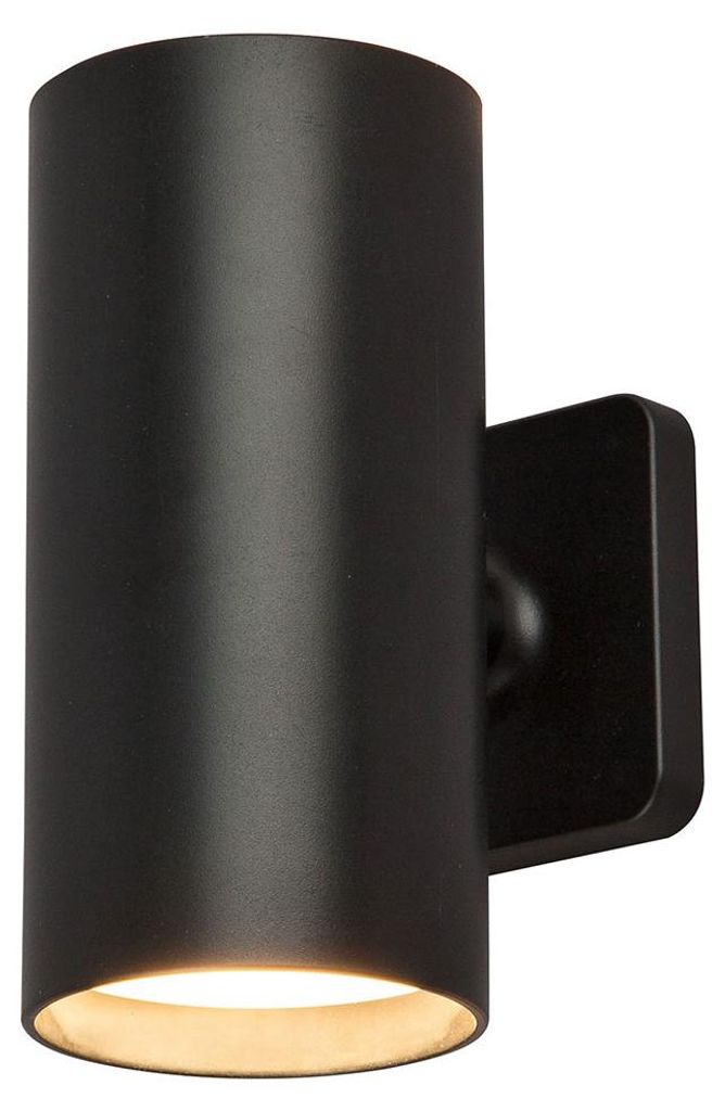 LED Akku Außenleuchte Wandlampe Schwarz IP44 5W warmweiß Produktbild 