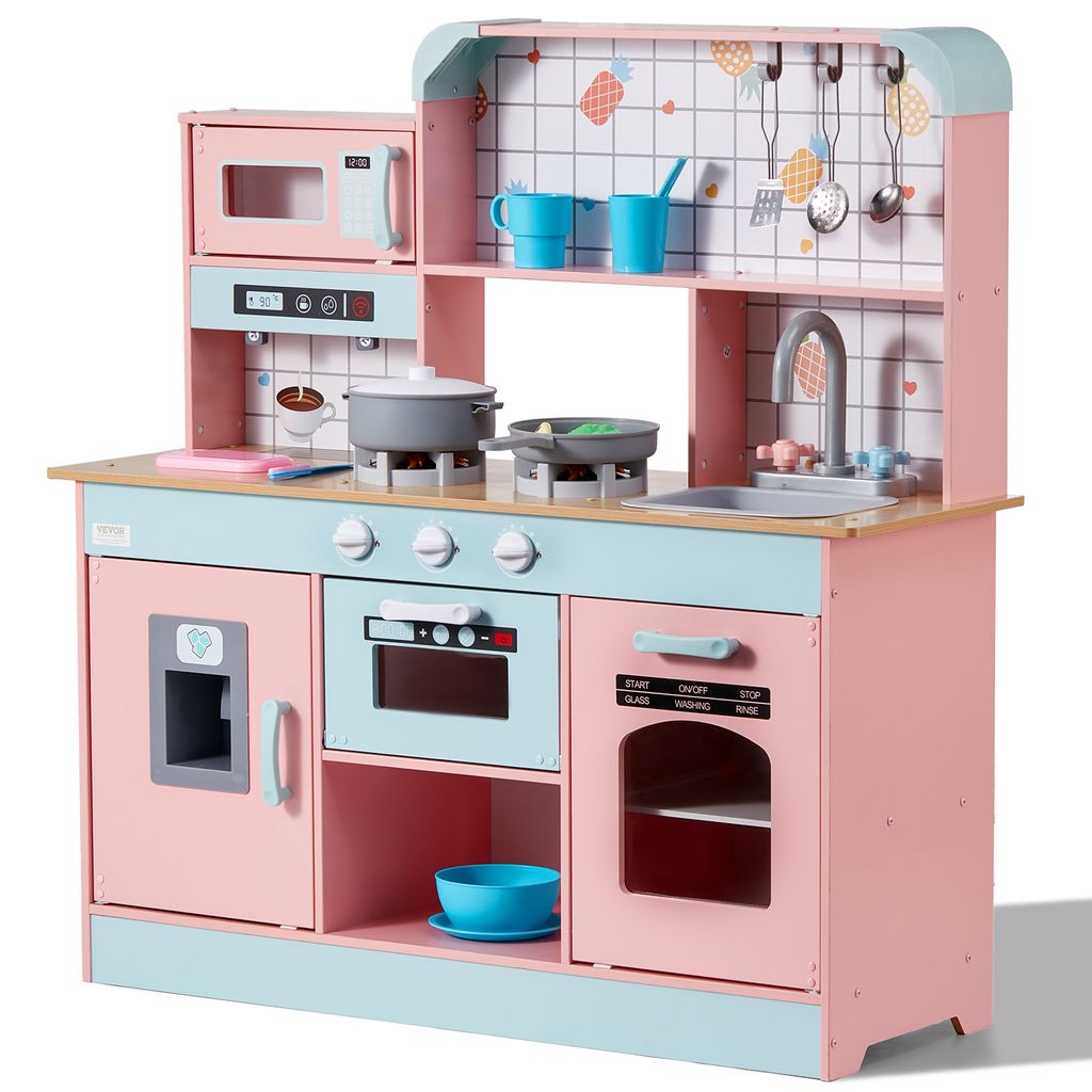 VEVOR Spielküche für Kinder, Holzspielzeug-Küchenset mit Produktbild 