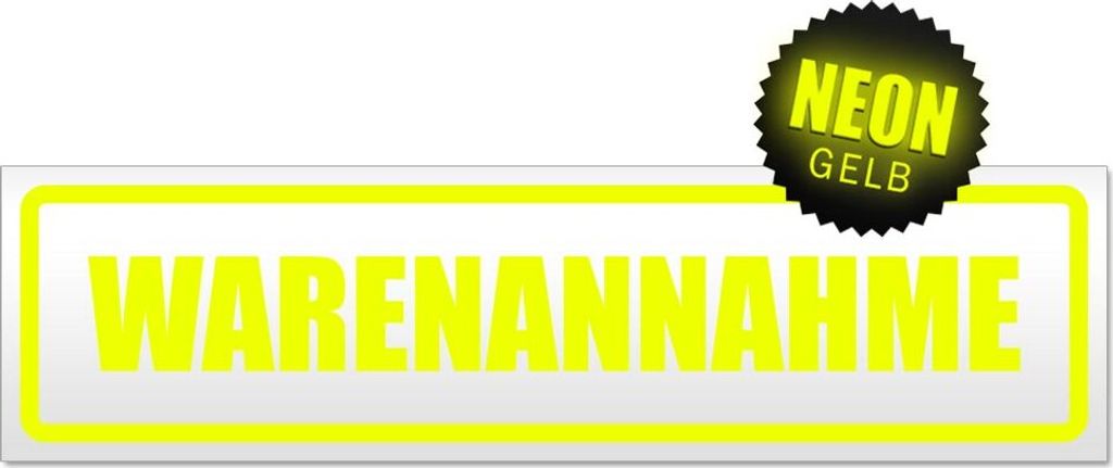 Warenannahme Magnetschild Schild magnetisch