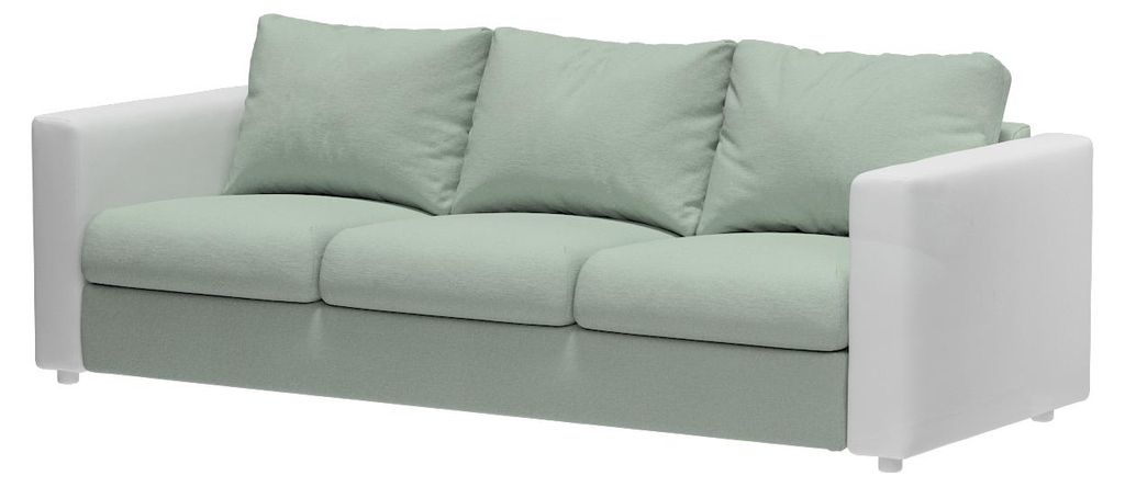 Dekoria Bezug für Vimle Sitzelement 3, eukalyptusgrün, 211 x 98 x 83 cm