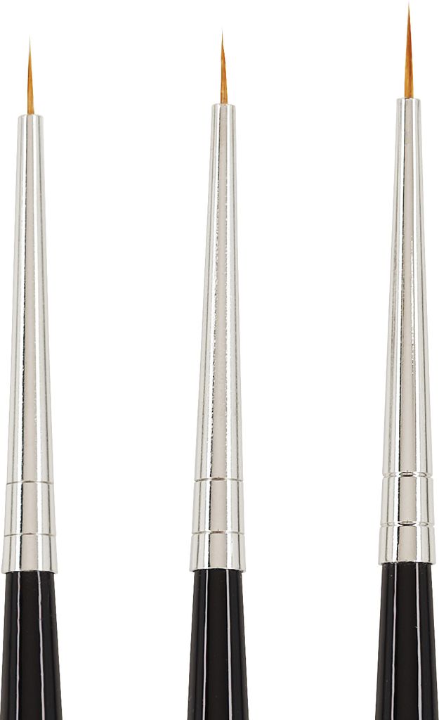 VBS Pinsel-Set Kolinsky-Rotmarder, 3er-Set