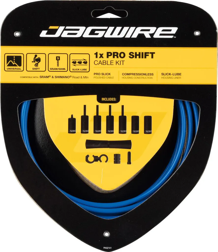 Câble de dérailleur Jagwire Pro Bleu : Fini les vitesses qui sautent !
