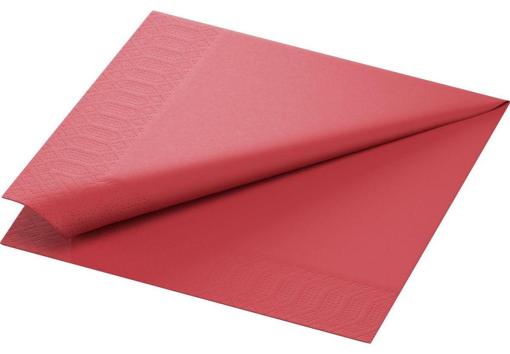 Tovaglioli Duni bordeaux 40x40cm 3 veli 250 pezzi Immagine del prodotto 