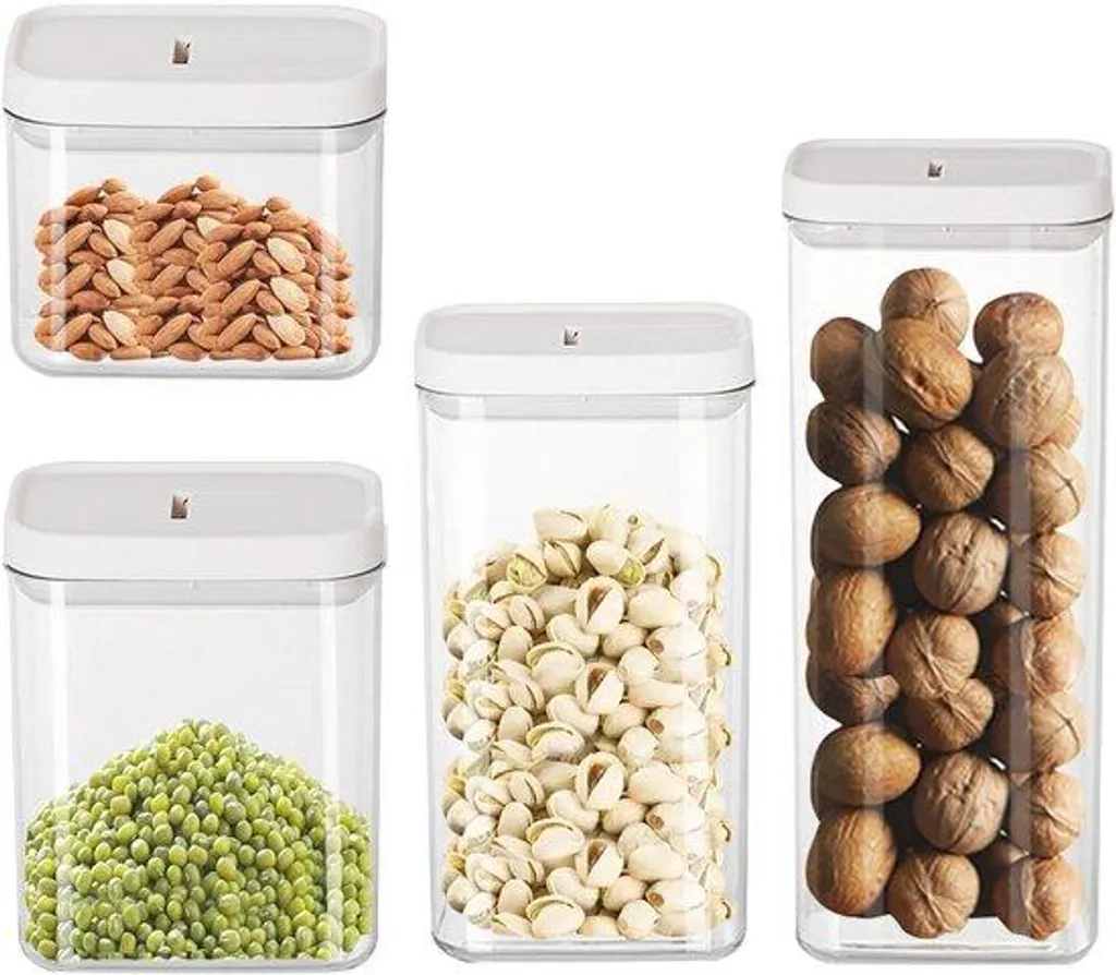 Bocaux en verre avec couvercles étanches pour rangement cuisine