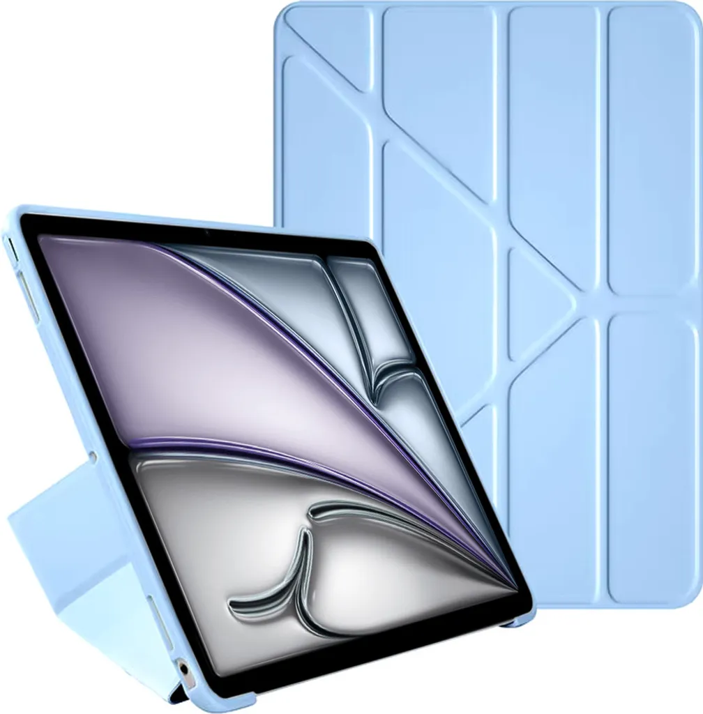 Custodia Professionale iPad Pro 11 2024 | Trifold Smart Cover Blu