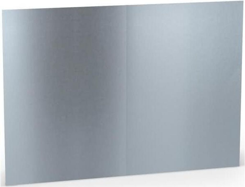 Doppelkarte A5 hoch VE=5 Stück Silber