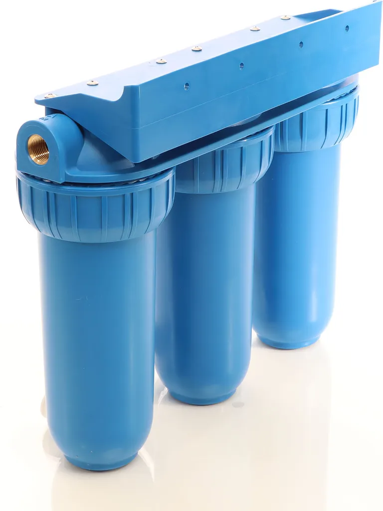 Filtre à Eau 3 Étapes à Haut Débit 360 l/h et Filtration Sédiments