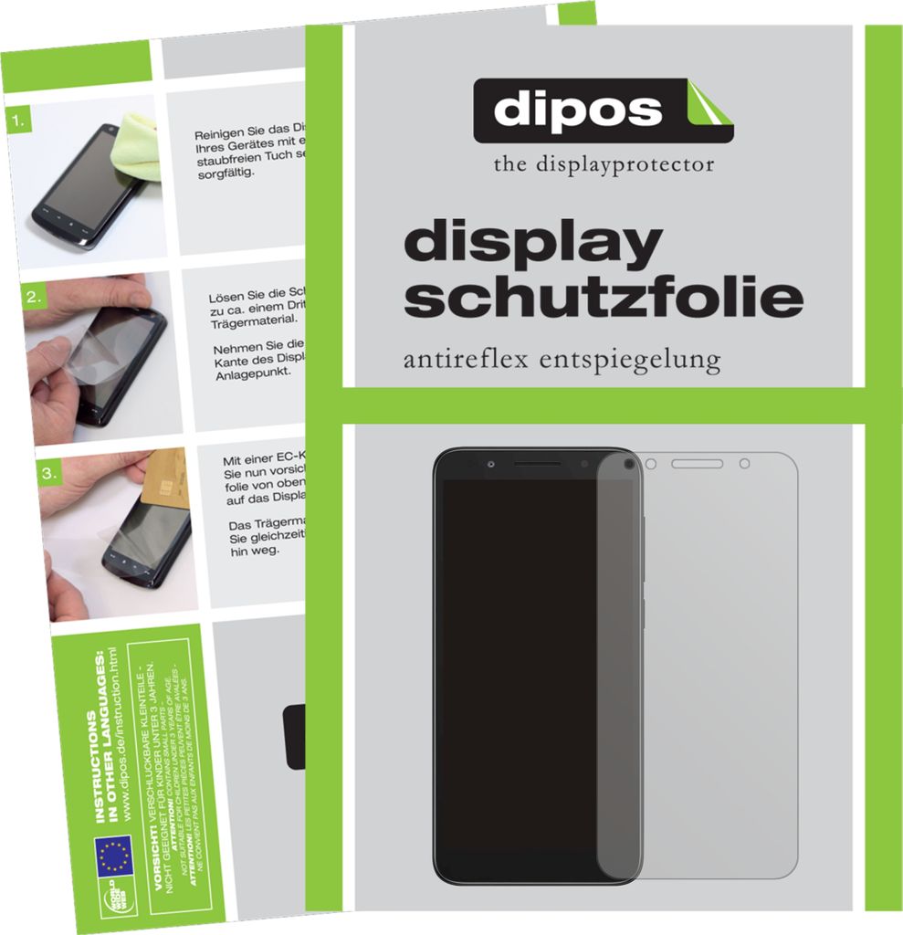 5x Schutzfolie für TCL L9 Plus Display Folie matt Displayschutzfolie