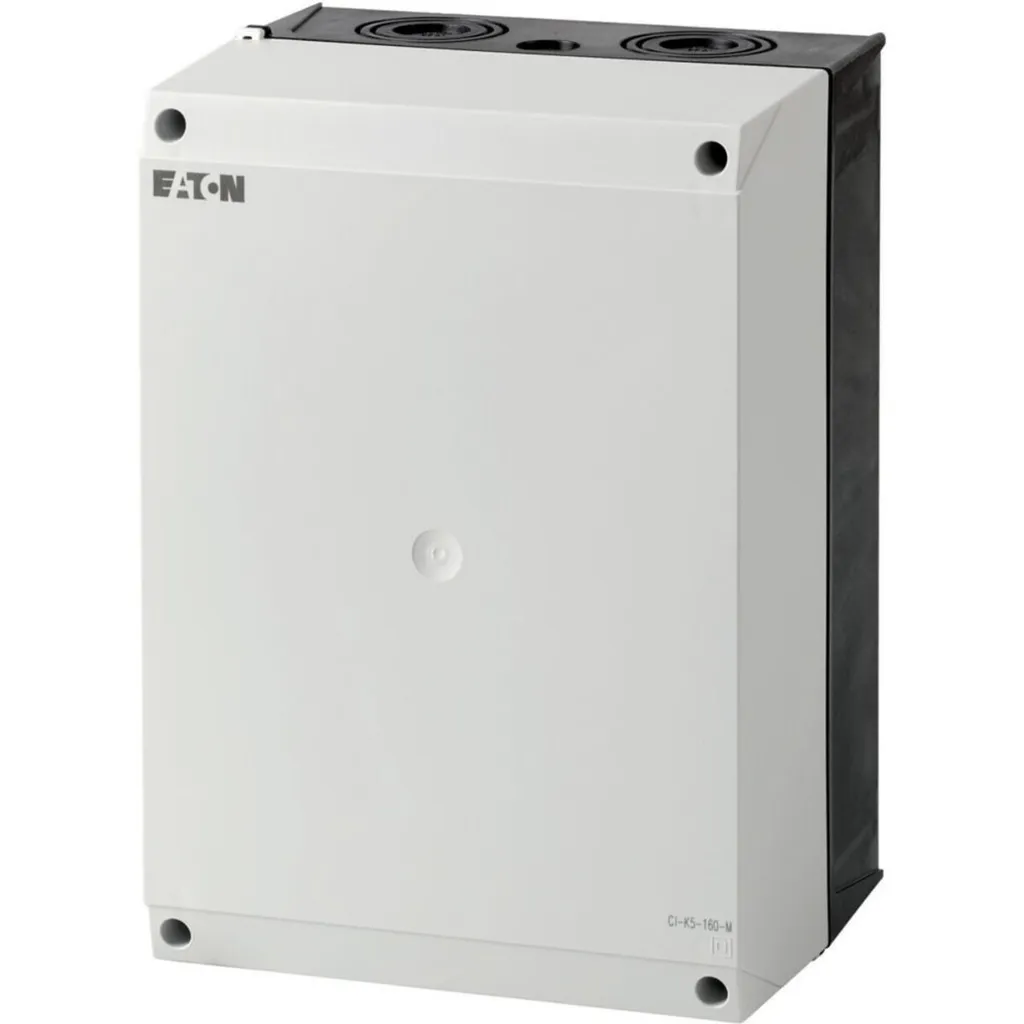 Coffret étanche Eaton CI-K5-160-M pour montage mural extérieur IP65 PC