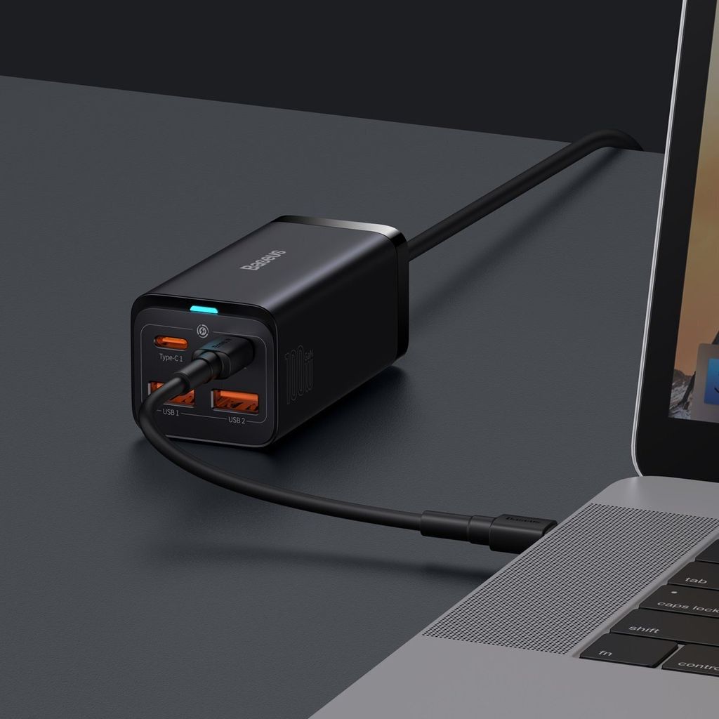 Baseus GaN3 Pro Wandladegerät 2xUSB-C + 2xUSB, 100W Produktbild 17