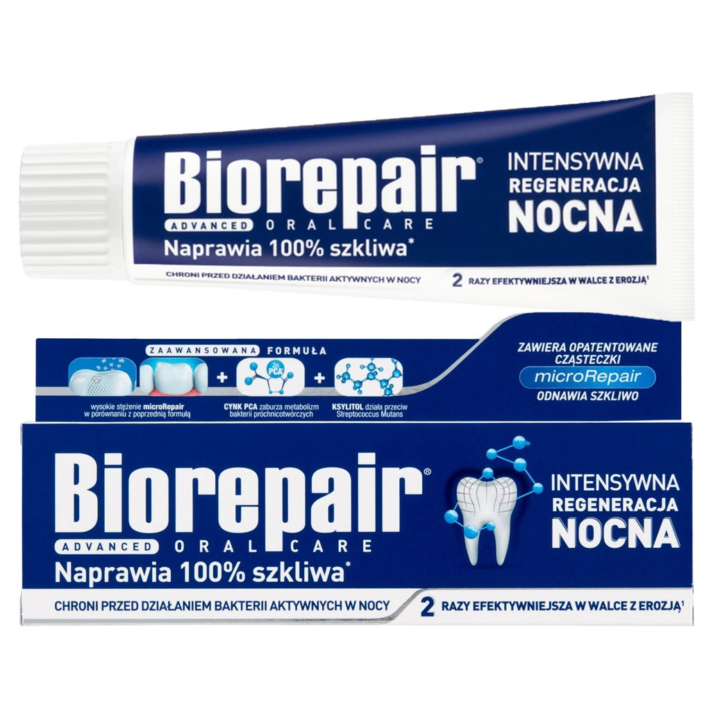 A toothpaste tube and its box packaging.