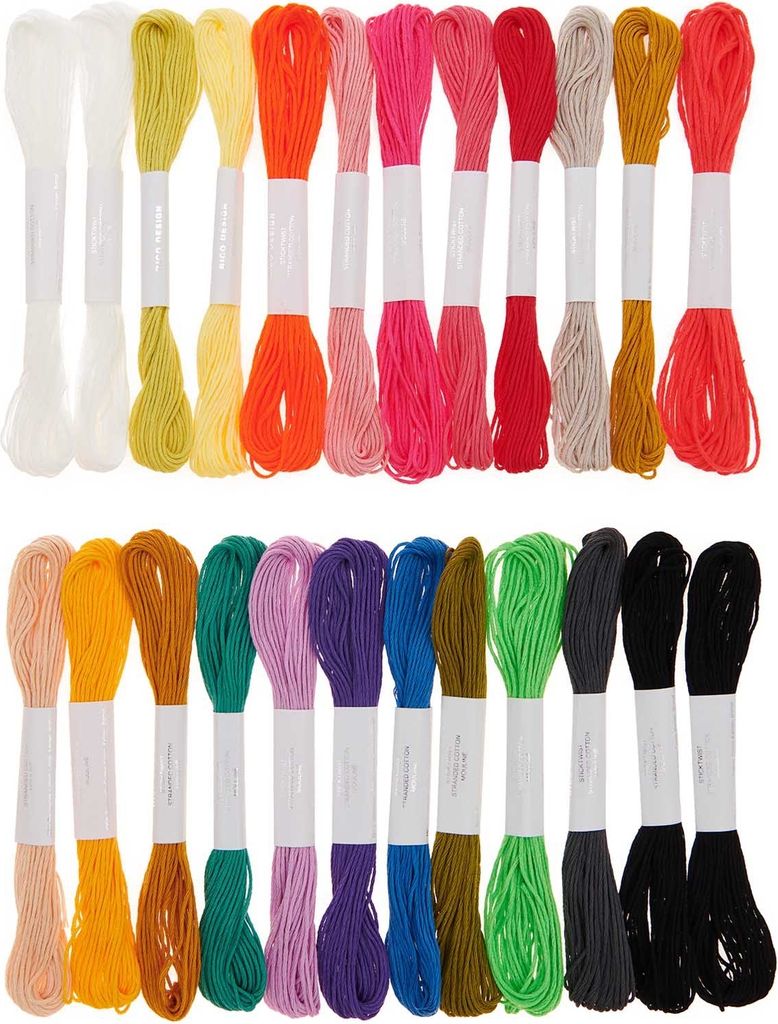 Rico Design Stickgarnset Multicolour, 24-teilig Fashion Produktbild 