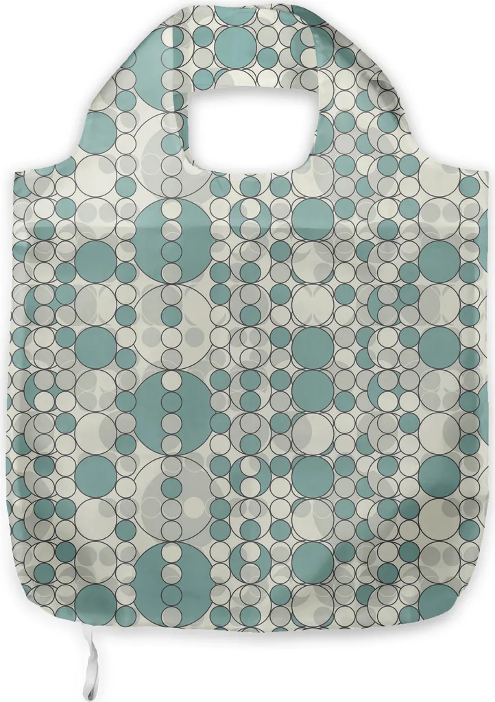 Borsa Tessuto ABAKUHAUS 100% Poliestere - Shopper Geometrica Pratica