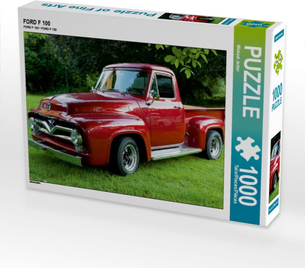 CALVENDO Puzzle FORD F 100 1000 Teile Puzzle quer | 1000 Teile Lege-Größe 64x48cm Foto-Puzzle für glückliche Stunden