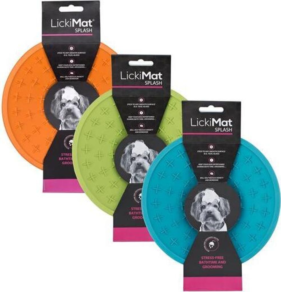 LickiMat Splash - ø 15 cm in, Farbe:lila