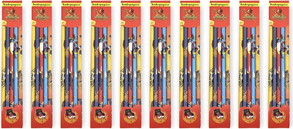 10x Paket mit 5 Rollen Weihnachtspapier 100 x 52 cm