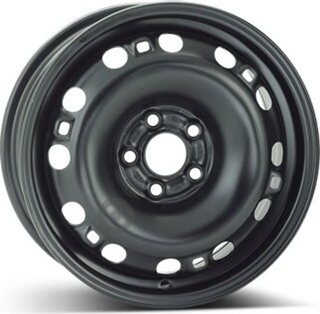 Jante en tôle ALCAR ACCIAIO 7760 6x15 5x100 ET38 Noir pour Auto